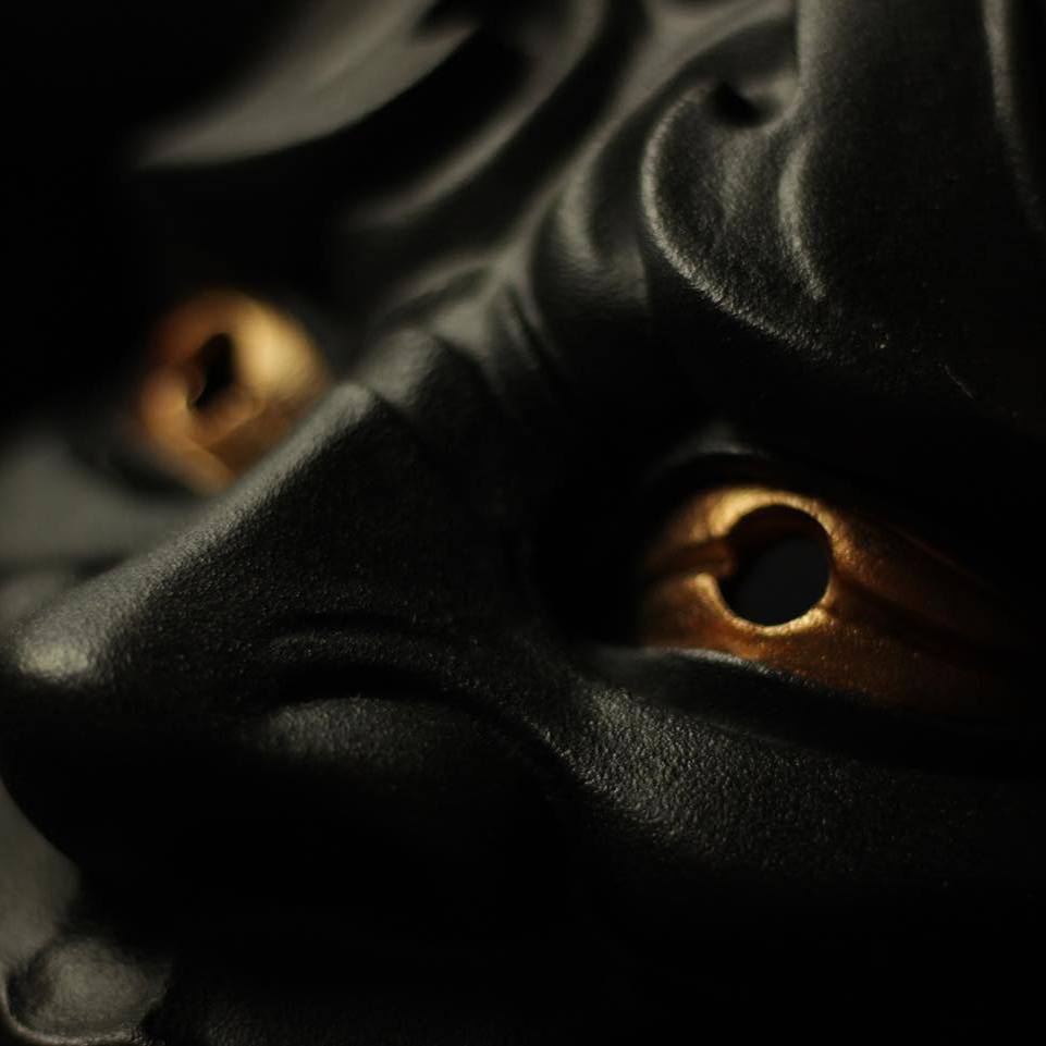 Black Hannya Mask