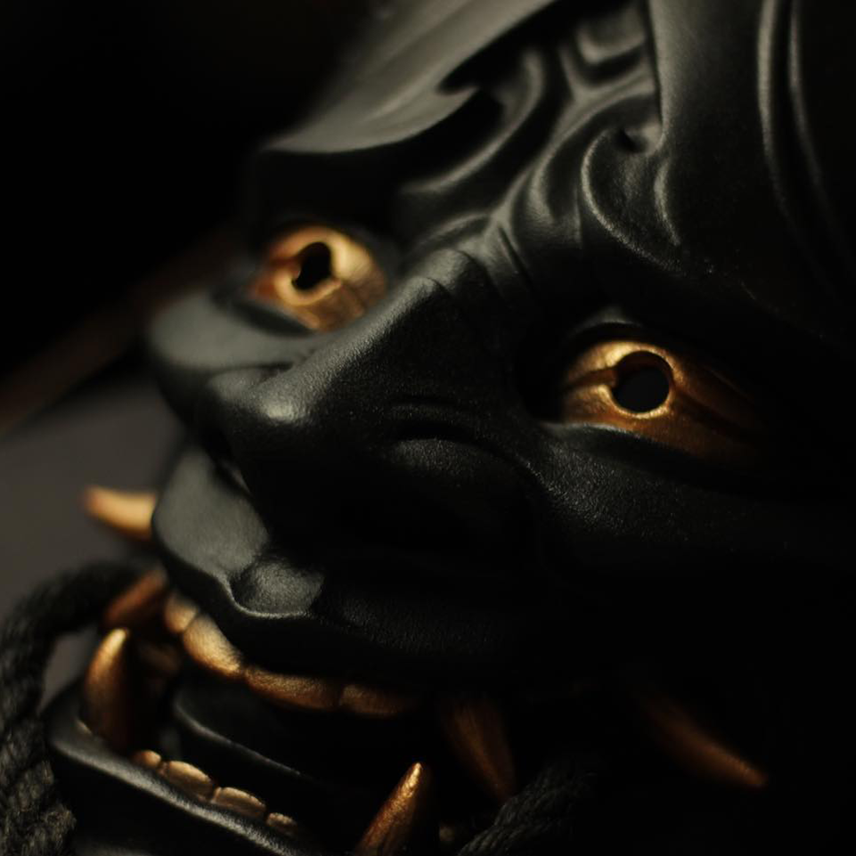 Black Hannya Mask