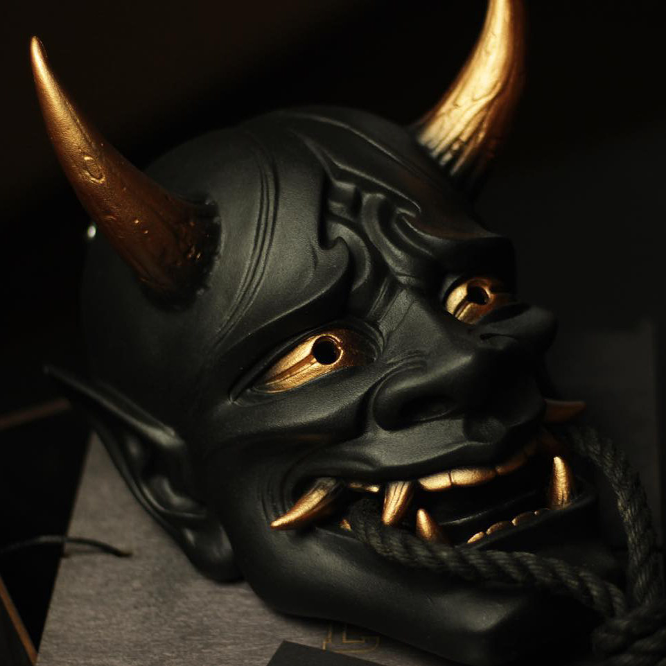 Black Hannya Mask