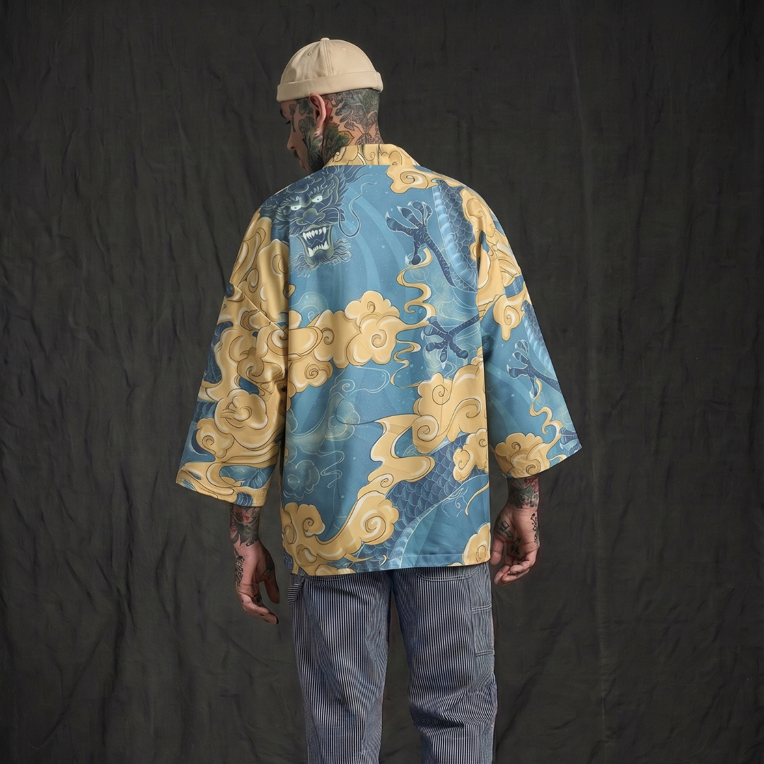 Azure Dragon Street Kimono