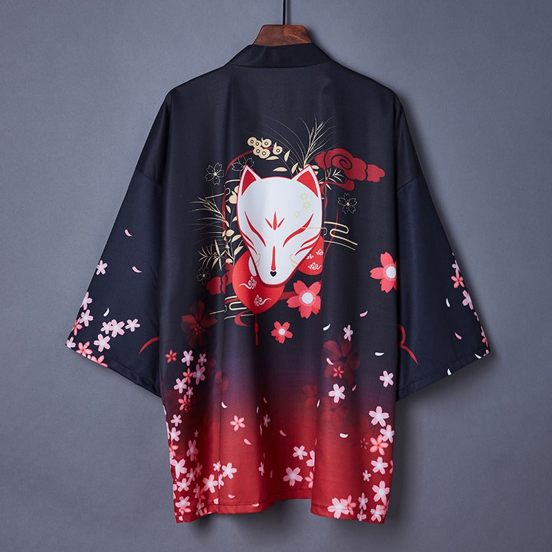 Kitsune Free Size Kimono Shirt