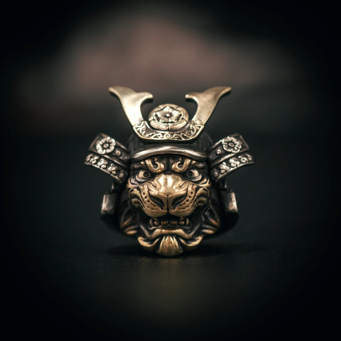 Starving Skeleton™ Samurai Tiger EDC Bead Pendant