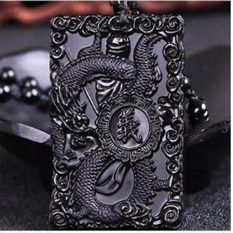 God Of Gangsters Guan Yu Dragon Pendant Necklace