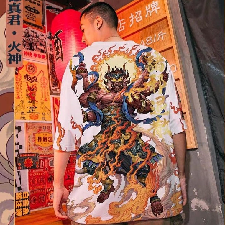 Kajin Fire God T-Shirt By Irezumi Empire