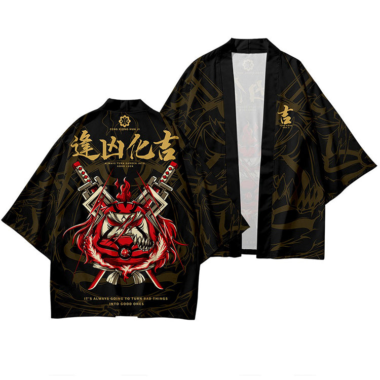 Daruma Warrior Kimono Shirt