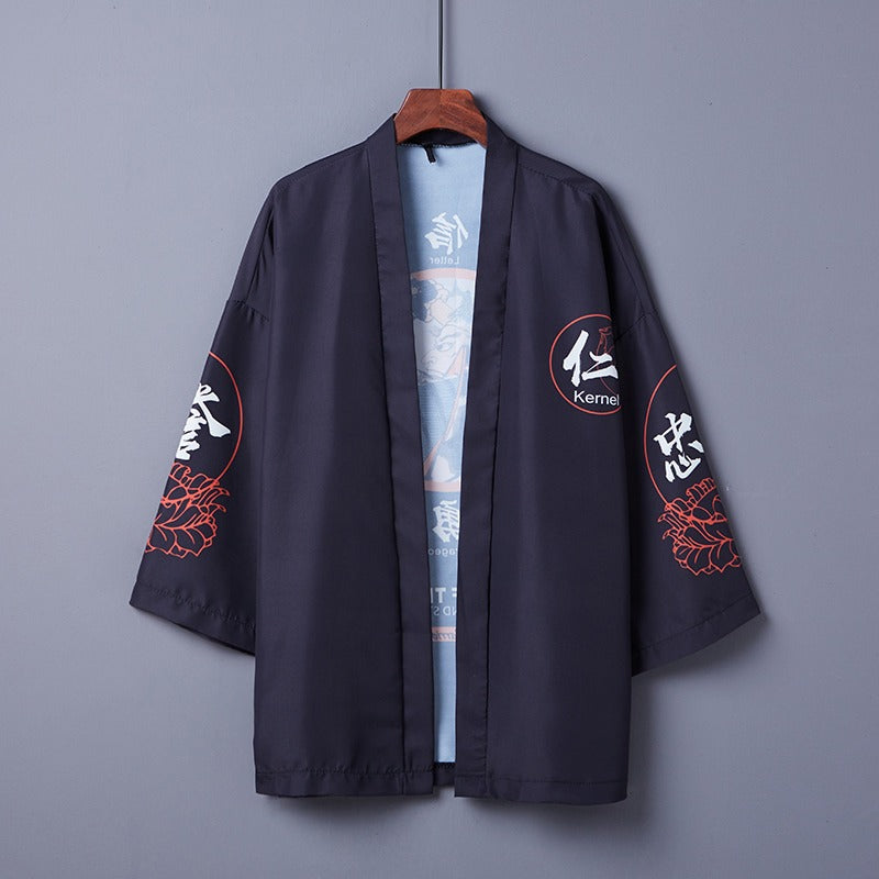 Bushido Samurai Free Size Kimono Shirt
