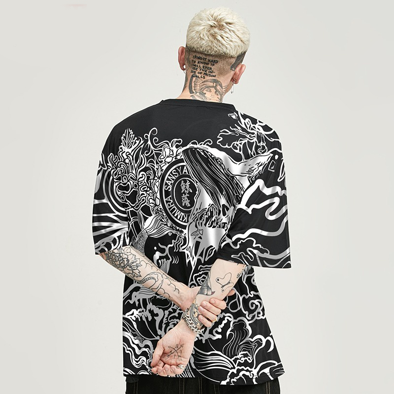 Irezumi Warrior Koi Loose Shirt