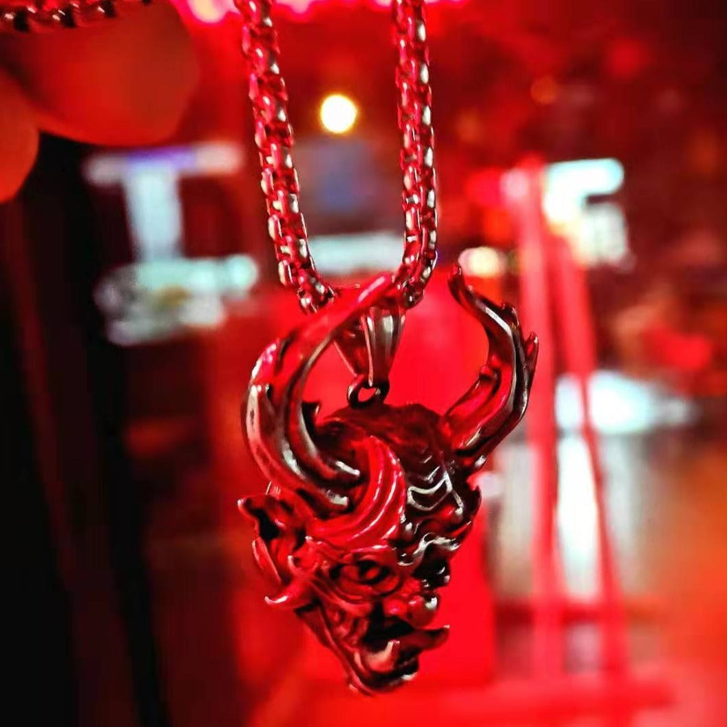 Silver Oni Demon Mask By Irezumi Empire