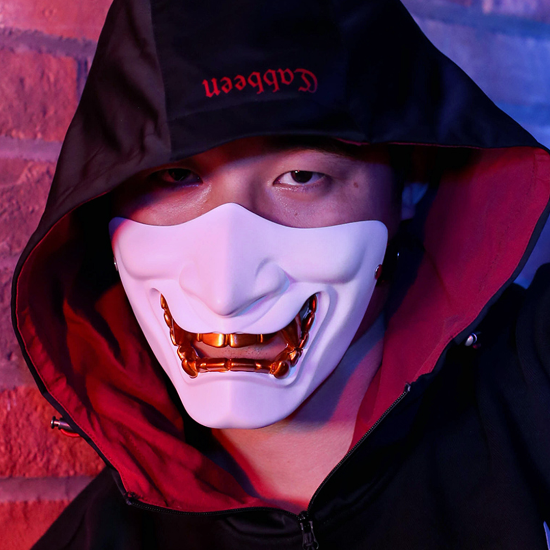 Demon Samurai Half Mask
