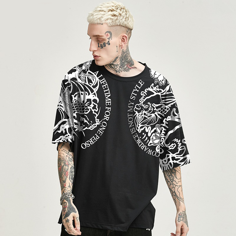 Irezumi Warrior Koi Loose Shirt