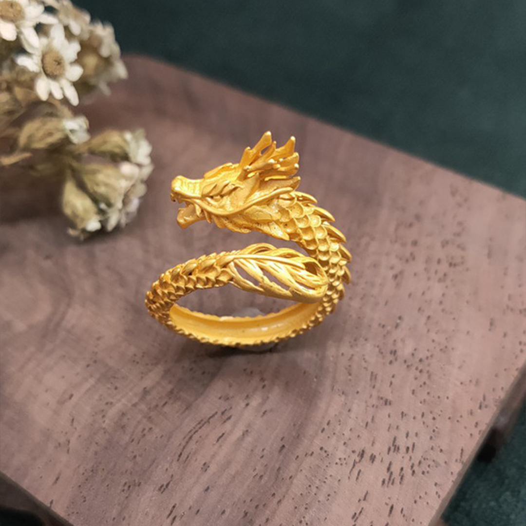 OniBand™ Raging Dragon Adjustable Ring