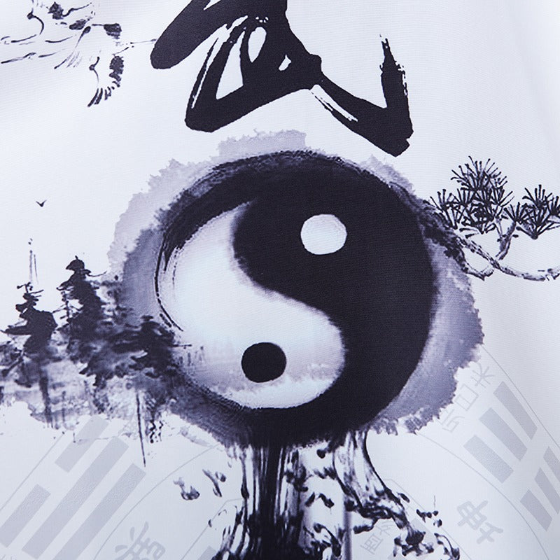 Yin & Yang Free Size Kimono Shirt