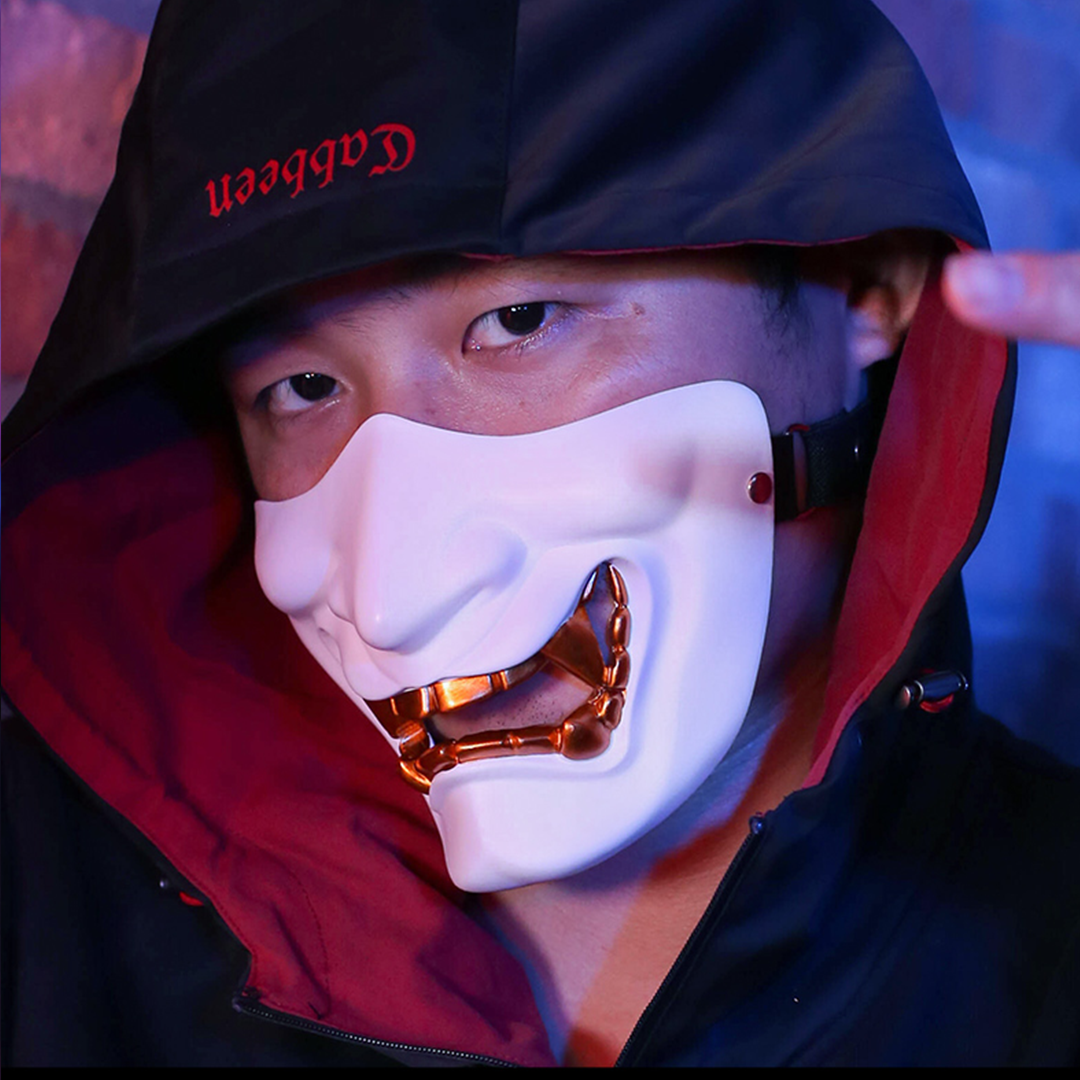 Demon Samurai Half Mask