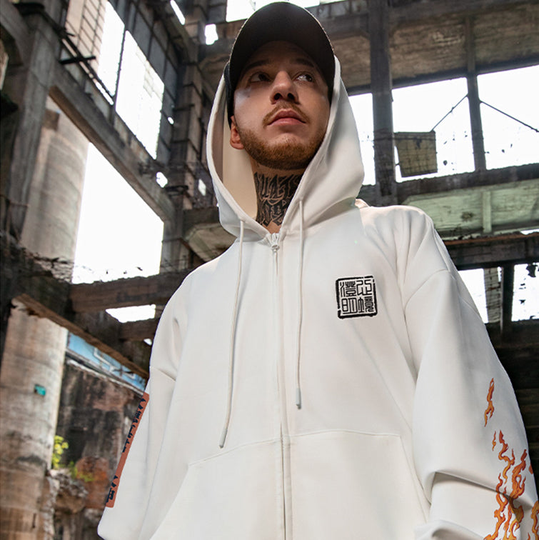 Raijin x Fujin Zip-up Winter Hoodie (30% OFF)
