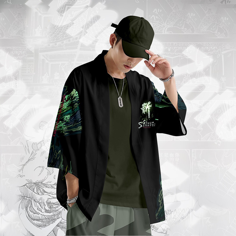 Cursed Kage Samurai Summer Kimono Shirt