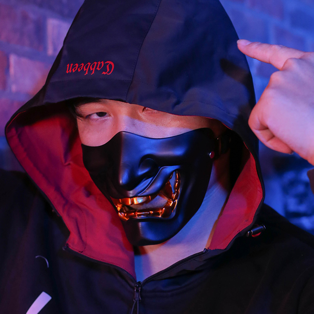 Demon Samurai Half Mask