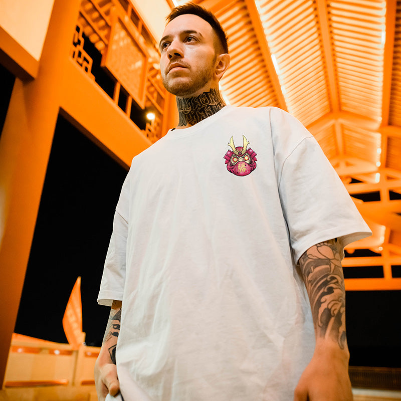 Lucky Daruma Samurai Loose Shirt