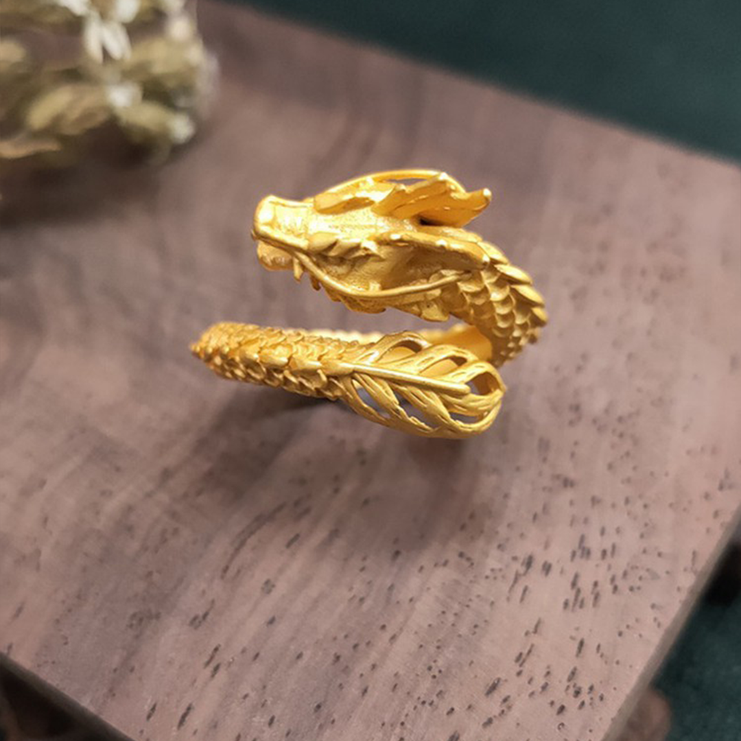 OniBand™ Raging Dragon Adjustable Ring