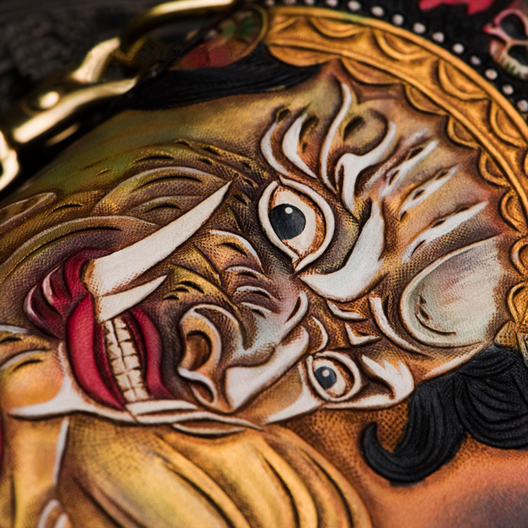 Hundred Ghosts™ Irezumi Japanese Leather Long Wallet