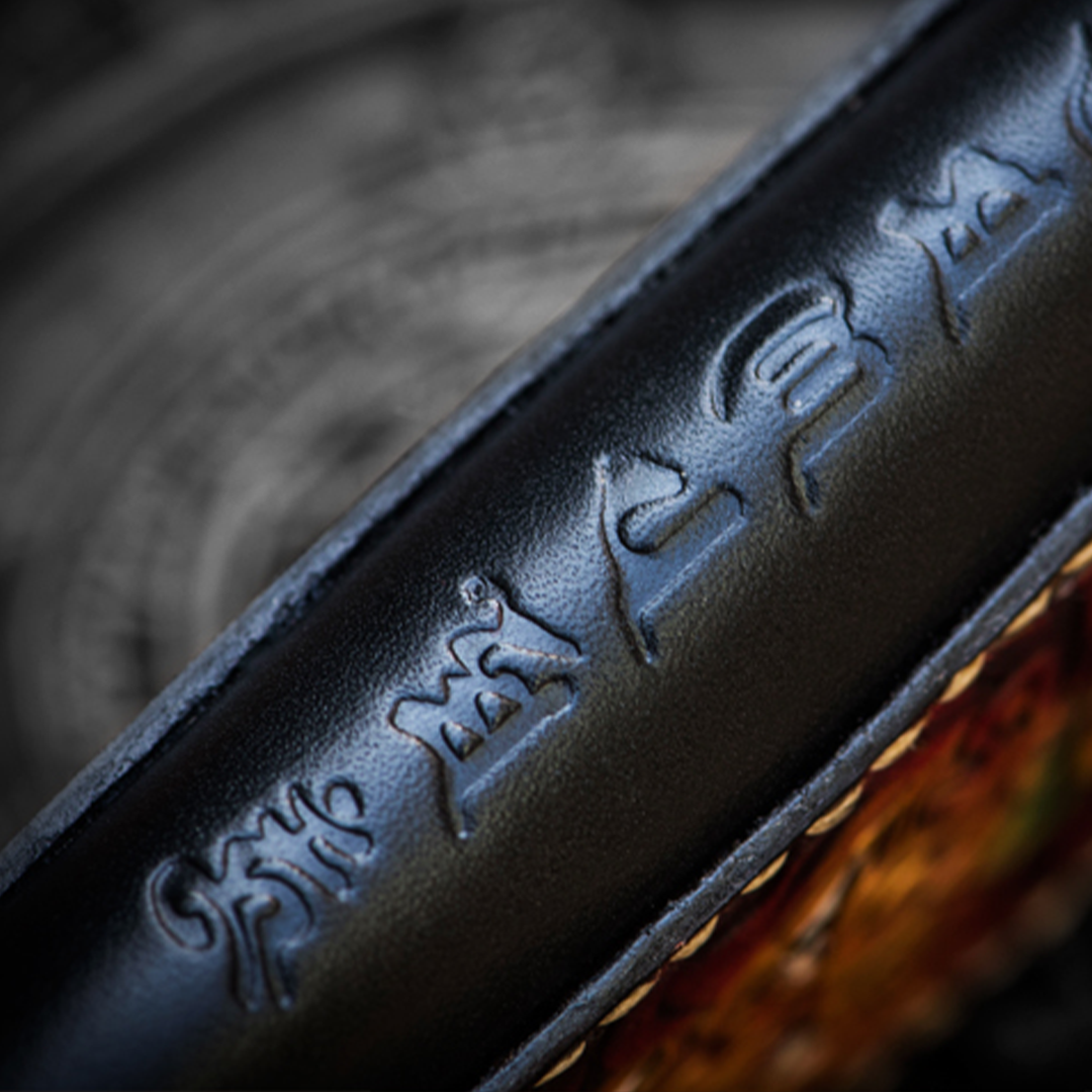Kage™ | Irezumi Short Leather Zipper Wallet
