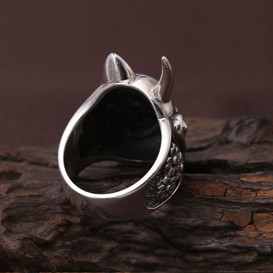 Hannya x Kitsune Silver Ring