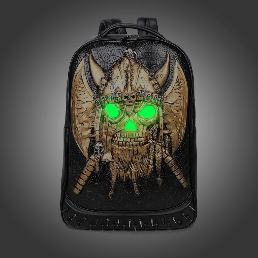 Hundred Ghosts™ Hooded Skull Backpack