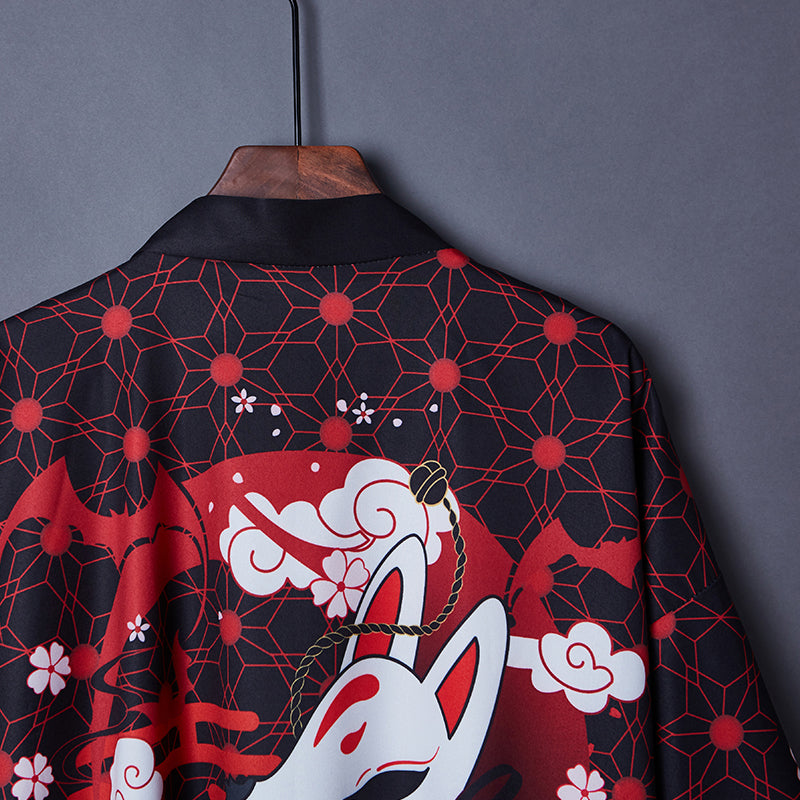 Kitsune Free Size Kimono Shirt