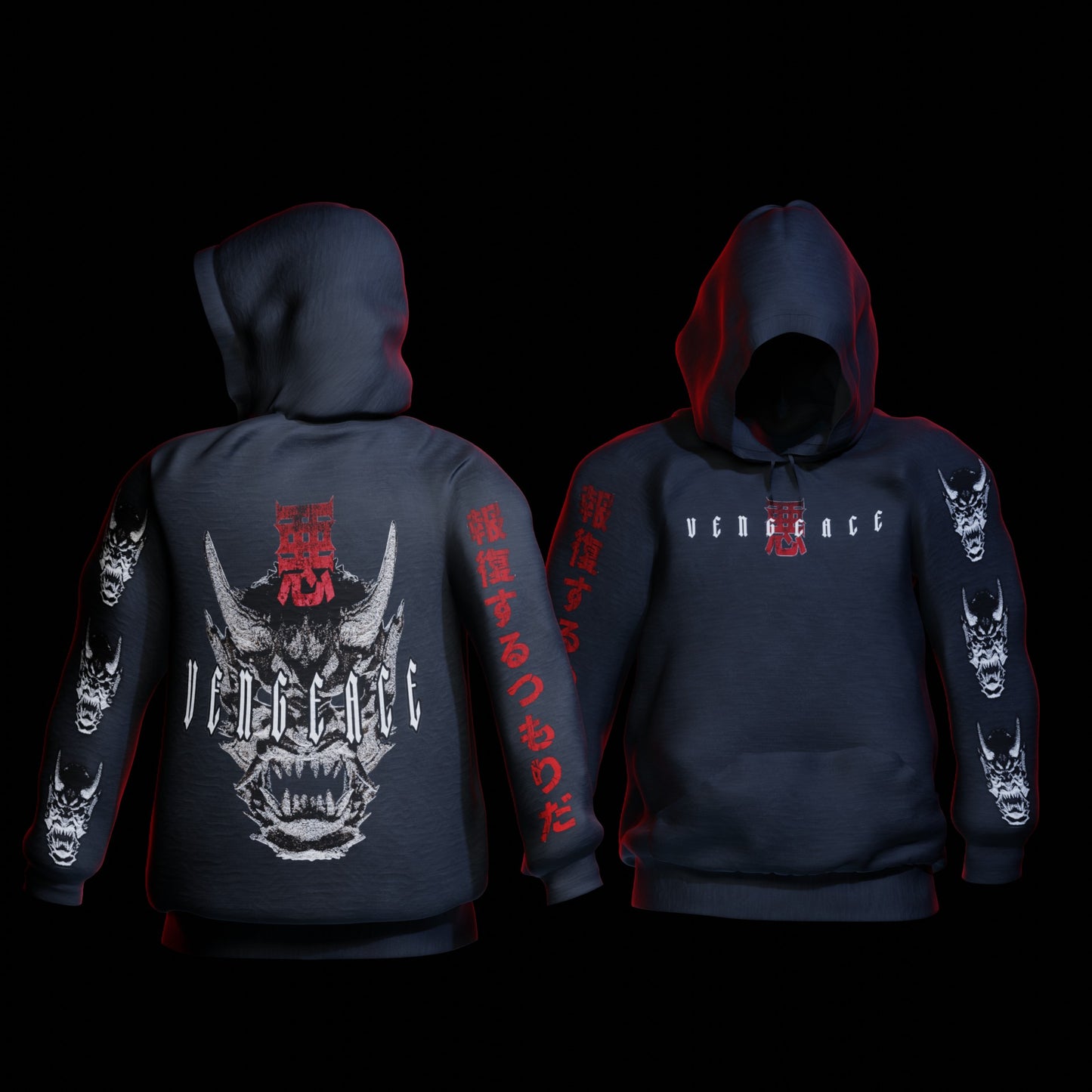 Vengeance Evil Oni Hoodie