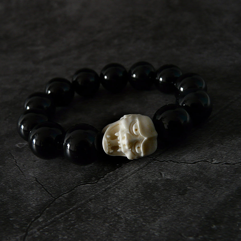 White Hannya Demon Mask Bracelet