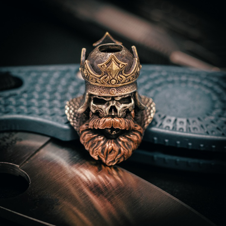 Starving Skeleton™ Warrior King EDC Pendant