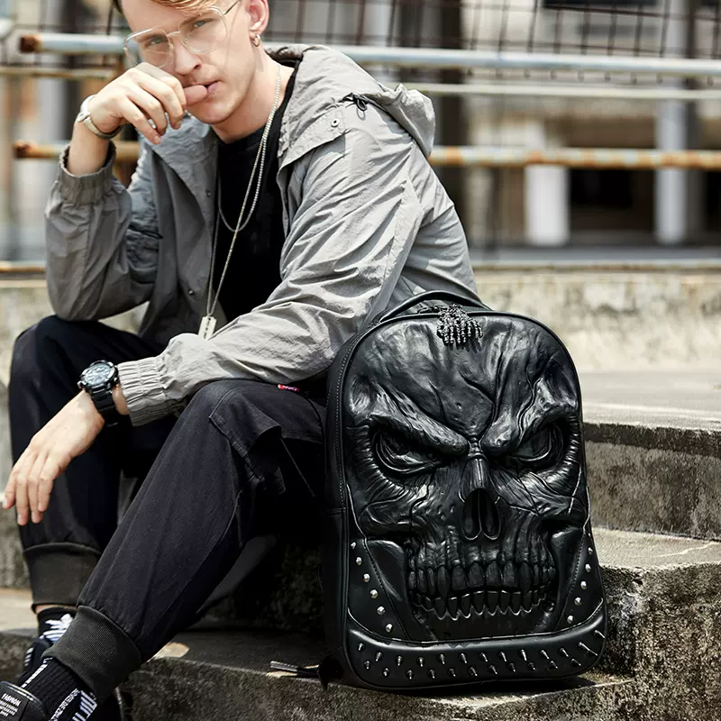 Hundred Ghosts™ Dark Skeleton Backpack