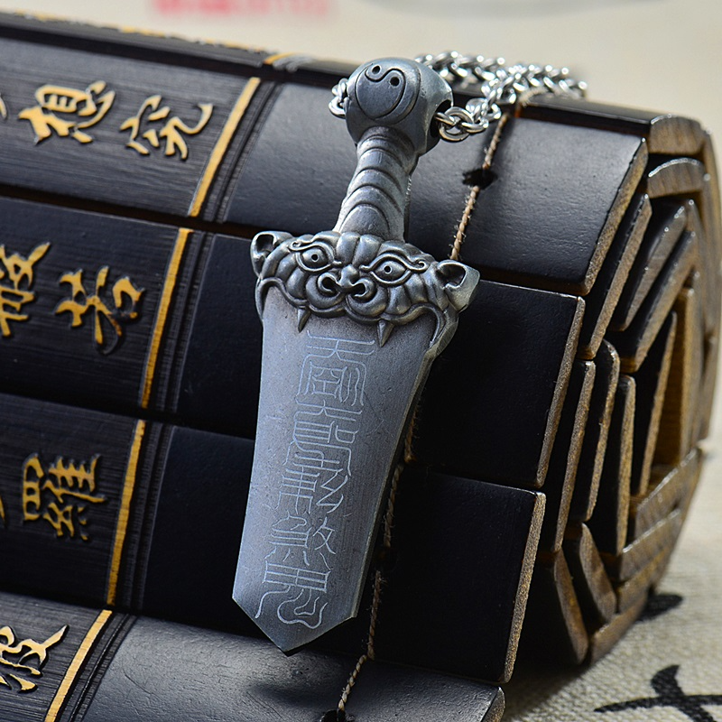 Starving Skeleton™ Thunder Blade Pendant Necklace