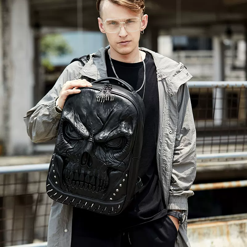 Hundred Ghosts™ Dark Skeleton Backpack