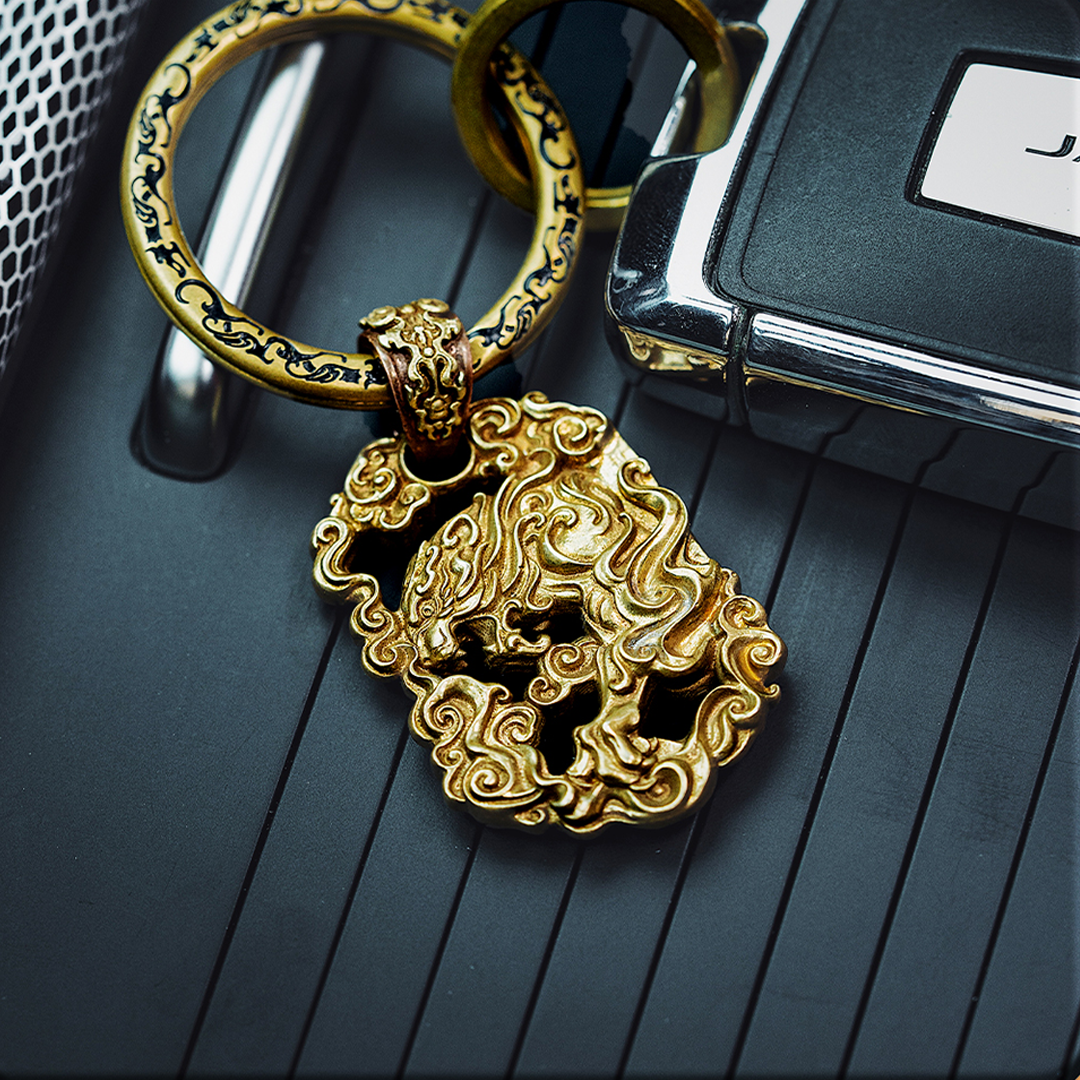 Starving Skeleton™ Roaring Tiger Pendant