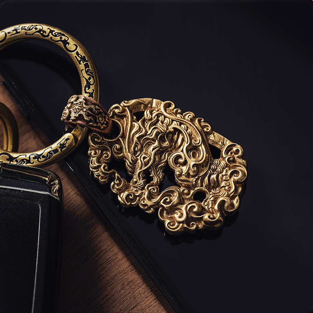 Starving Skeleton™ Raging Dragon Pendant