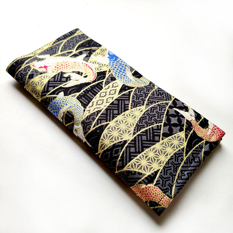 ZumiWallet™ Koi Tattoo Canvas Long Wallet