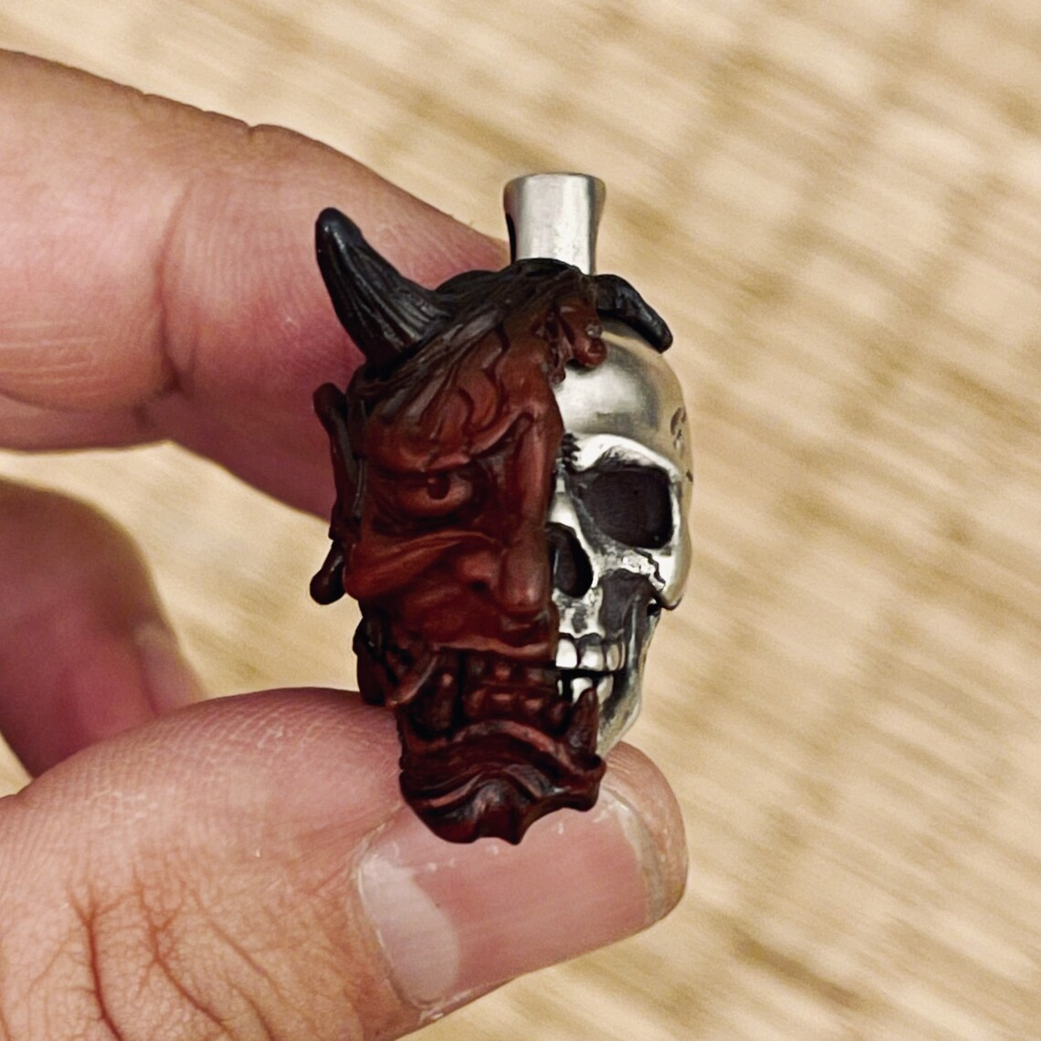 HannyaRevenge™ EDC Hannya Skull Pendant