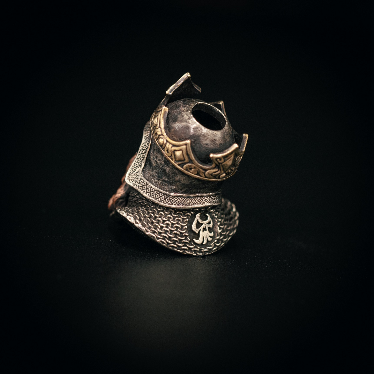 Starving Skeleton™ Warrior King EDC Pendant