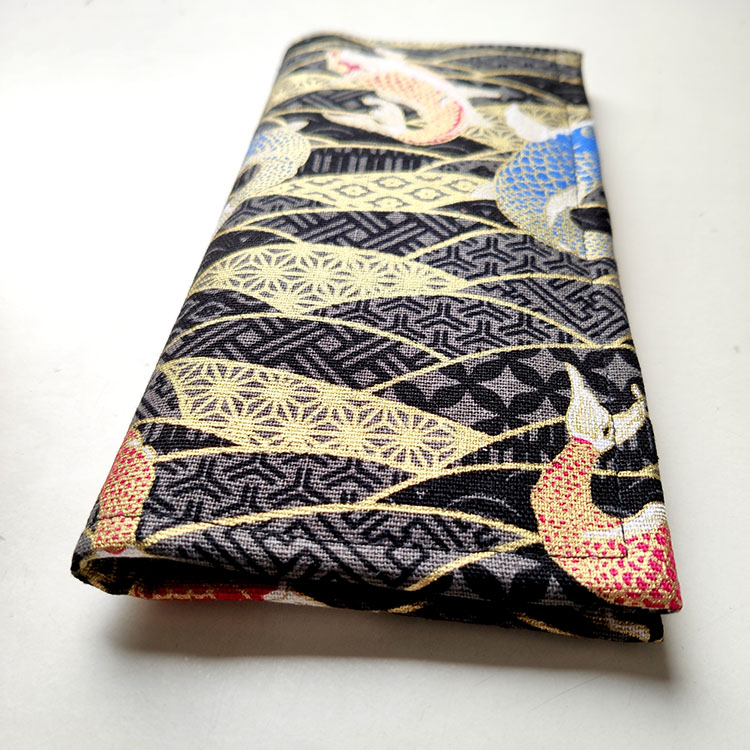 ZumiWallet™ Koi Tattoo Canvas Long Wallet