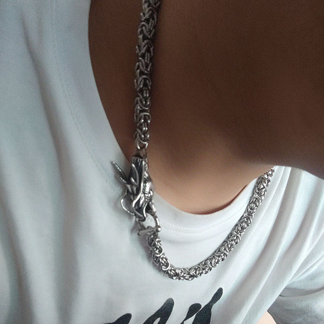 Starving Skeleton™ Ryujin Dragon Chain Necklace
