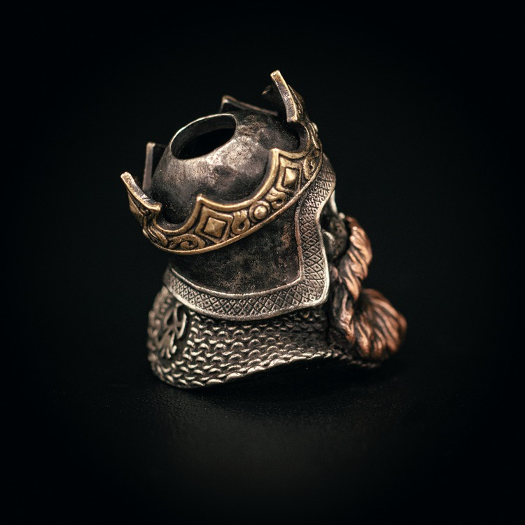 Starving Skeleton™ Warrior King EDC Pendant