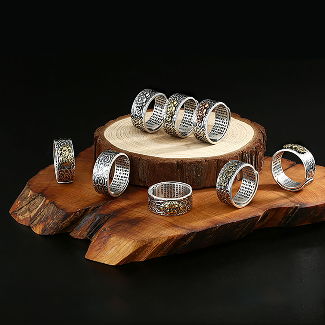 Loyalty Adjustable Silver Rings