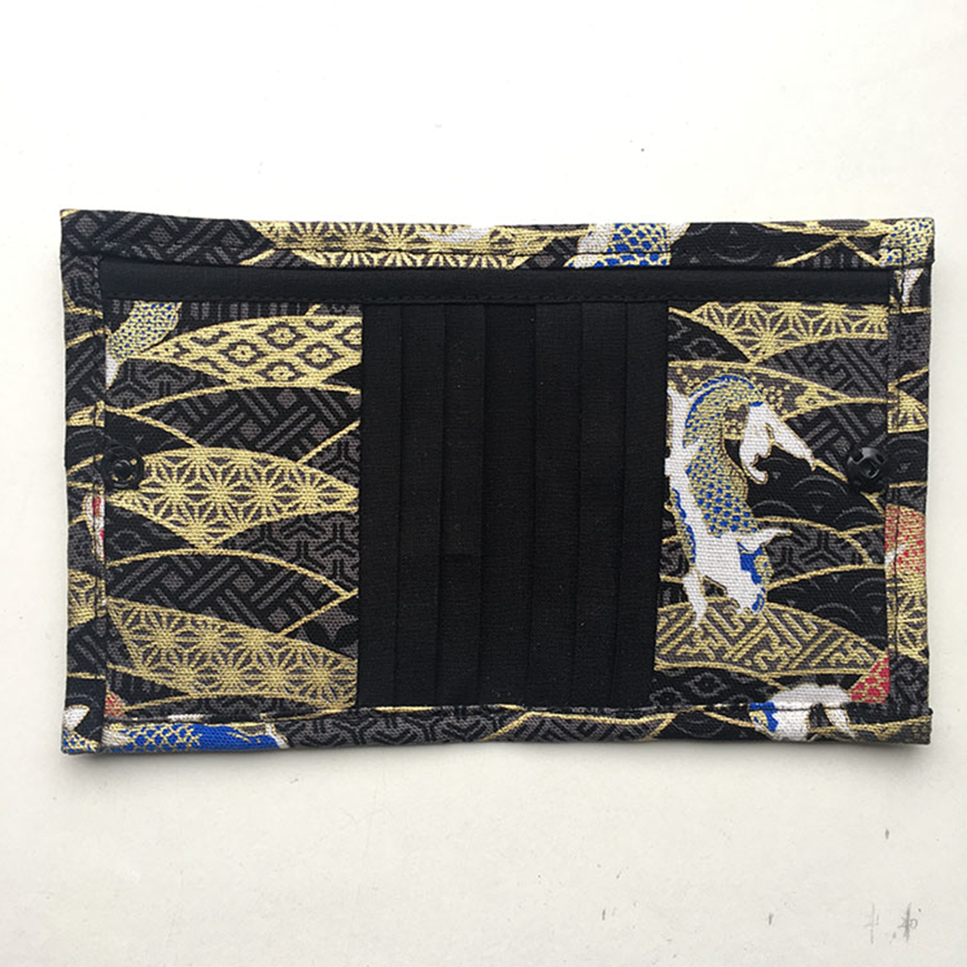 ZumiWallet™ Koi Tattoo Canvas Wallet