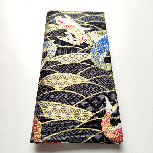 ZumiWallet™ Koi Tattoo Canvas Long Wallet
