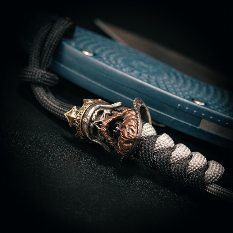 Starving Skeleton™ Warrior King EDC Pendant