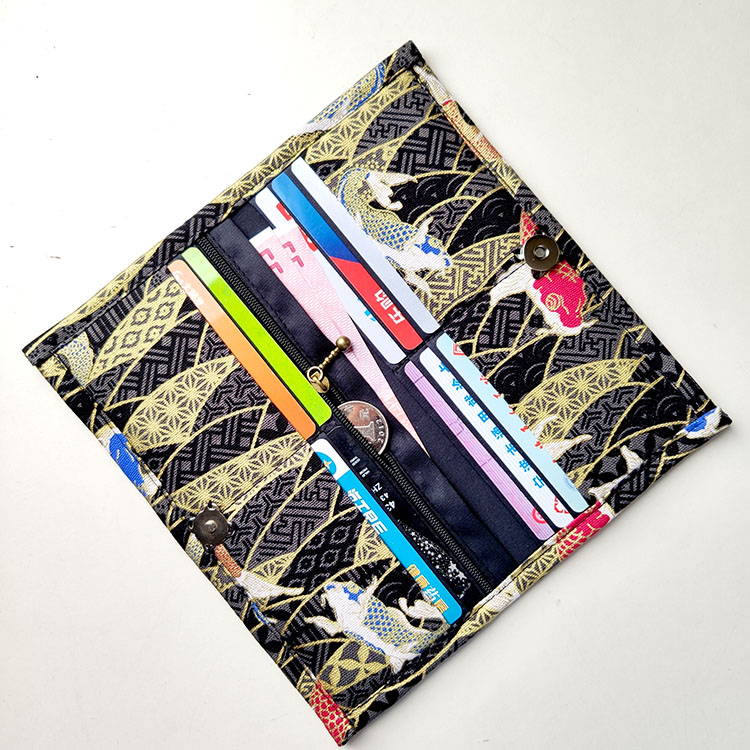 ZumiWallet™ Koi Tattoo Canvas Long Wallet