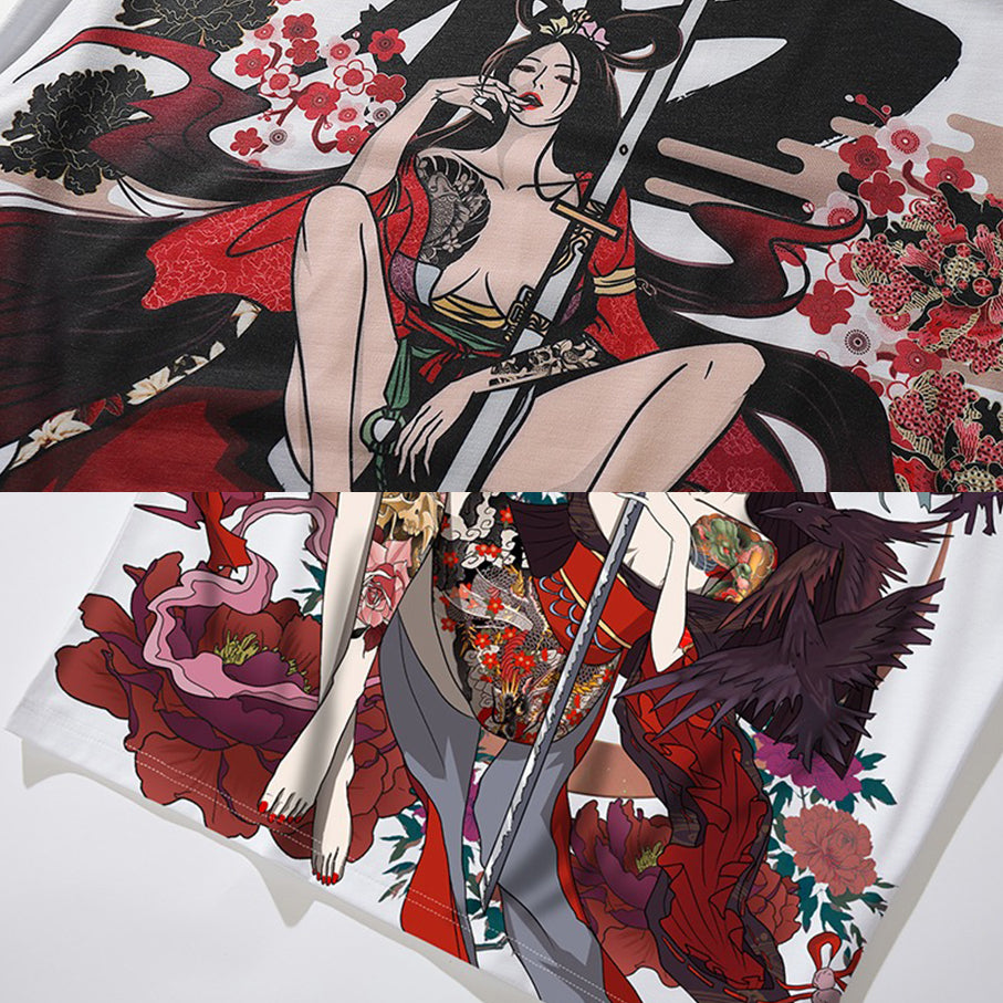 Yakuza Geisha Loose Shirt