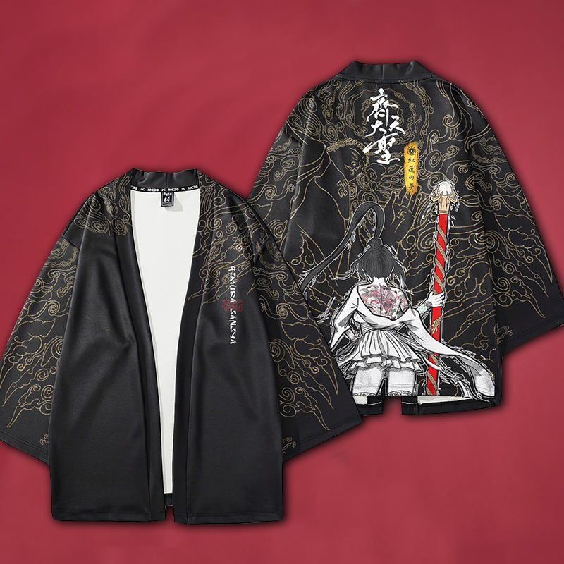 Howler Monkey x Geisha Summer Kimono Shirt