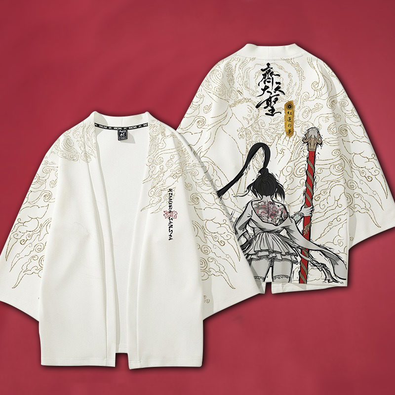 Howler Monkey x Geisha Summer Kimono Shirt