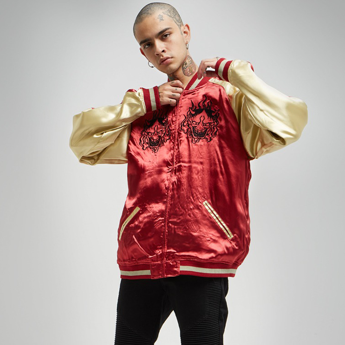 Vengeance Hannya Ghost Reversible Sukajan Embroidered Jacket (55% OFF)
